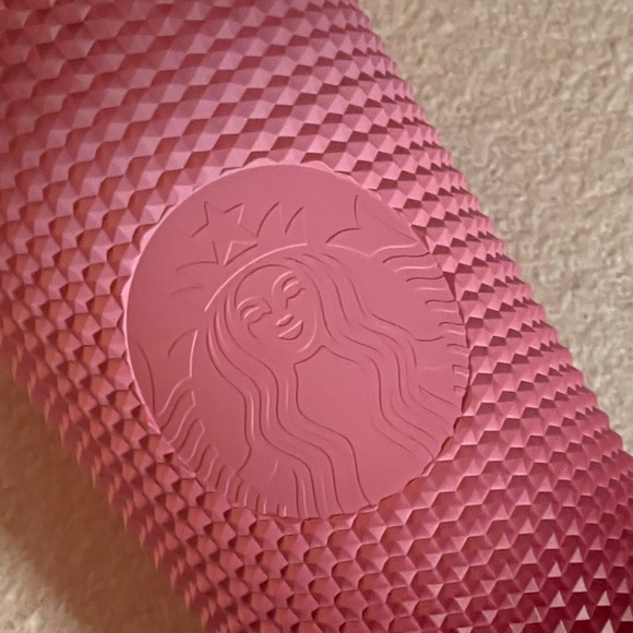 LAST ONE💗NWT✨Starbucks 2022 Holiday Waxberry Blush Gradient Bling Venti Tumbler - Picture 5 of 9